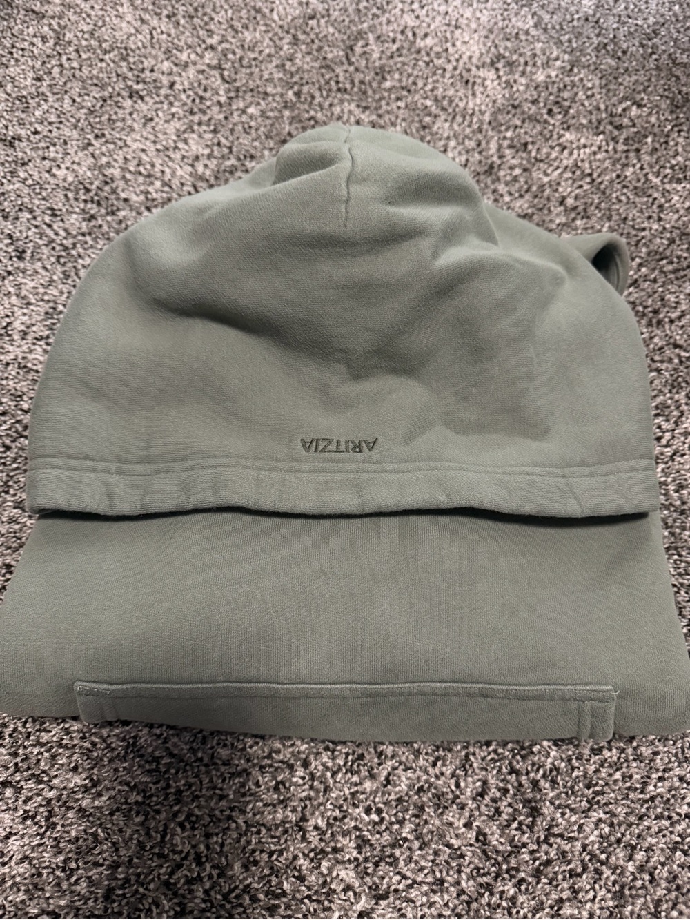 Aritzia Moss Green Pullover Hoodie